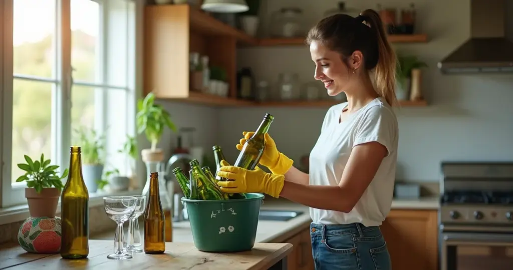 Como reciclar vidro sem risco: proteja quem coleta e crie arte