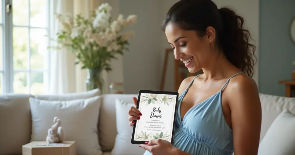 87 Ideias de Convite Chá de Bebê Digital: Economize R$130 e Evite Dor de Cabeça