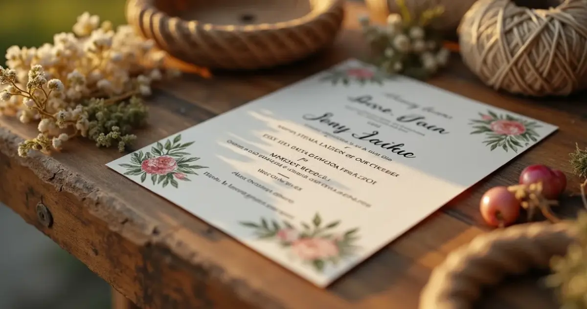 Convite de casamento rustico como fazer sem o erro que estraga tudo