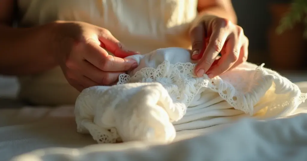 Croche em fralda de pano passo a passo: proteção que encanta o enxoval