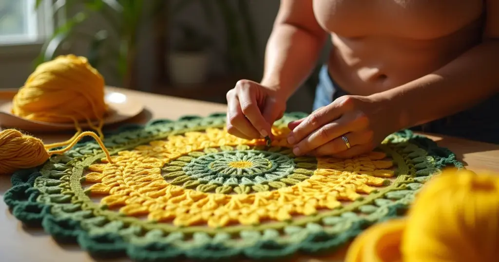 Croche tapete passo a passo: a combinação de material que 90% erra
