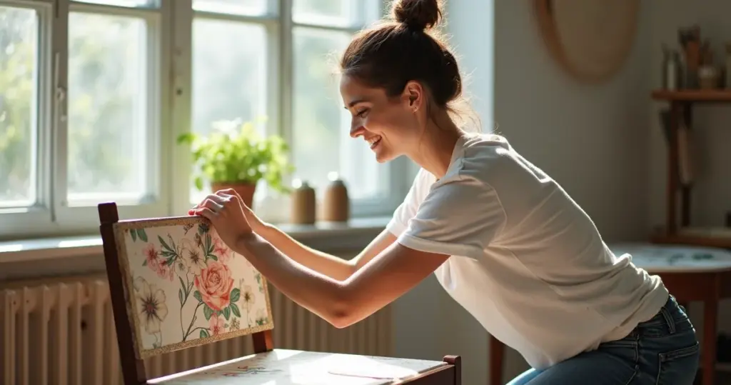 Transforme seu banco velho em peça única com decoupage em madeira