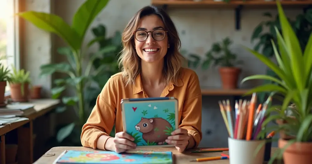 21 Ideias de Desenho de Capivara para Colorir Que Vão Encantar e Ensinar