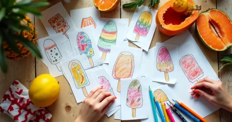 27 Ideias de Desenho de Picolé para Colorir que Desenvolvem Criatividade 27 Ideias de Desenho de Picolé para Colorir que Desenvolvem Criatividade