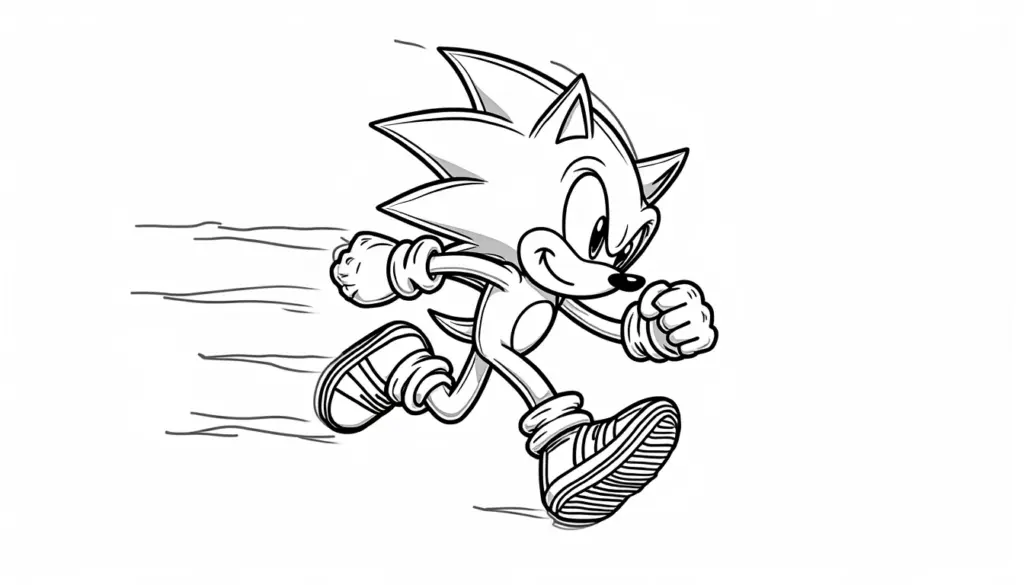 47 Desenhos do Sonic para Colorir com Qualidade Profissional de Impressão