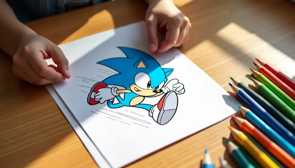 57 desenhos do Sonic para imprimir em alta qualidade e colorir