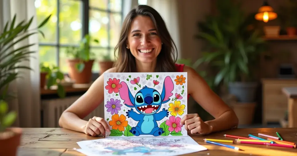 17 Ideias de Desenho para Colorir Lilo e Stitch Que Viram Arte