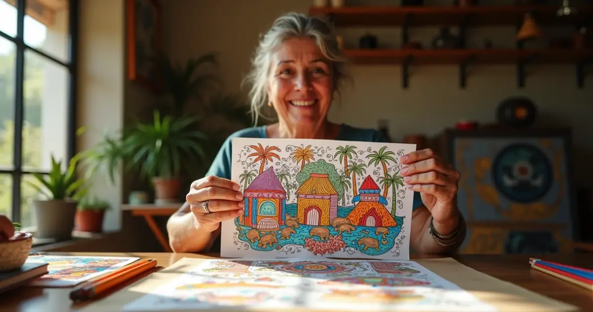 5 Dicas + 15 Inspirações de Desenhos Indígenas para Colorir que Encantam