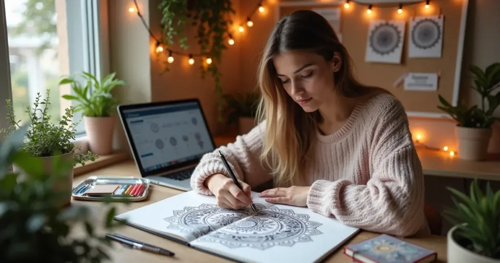 15 Ideias de Desenhos Mandalas Tumblr para Transformar Seu Feed em Arte Terapêutica