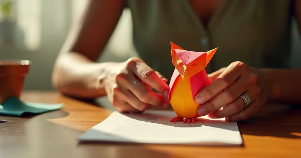 Dobradura de coruja simples: o atalho que transforma papel em fofura em 5 minutos