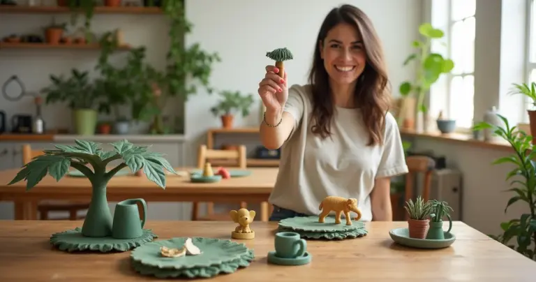 17 Ideias de Enfeites de Mesa Tema Safari em EVA Que Custam Menos de R$ 2