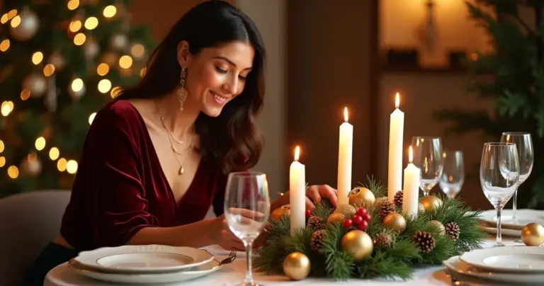 27 Ideias de Enfeites de Natal de Mesa Que Transformam Sua Ceia