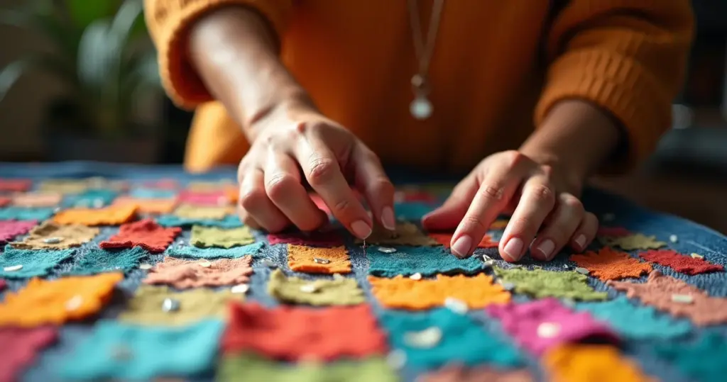 Fazer tapete de retalho: como economizar R$400 com retalhos esquecidos