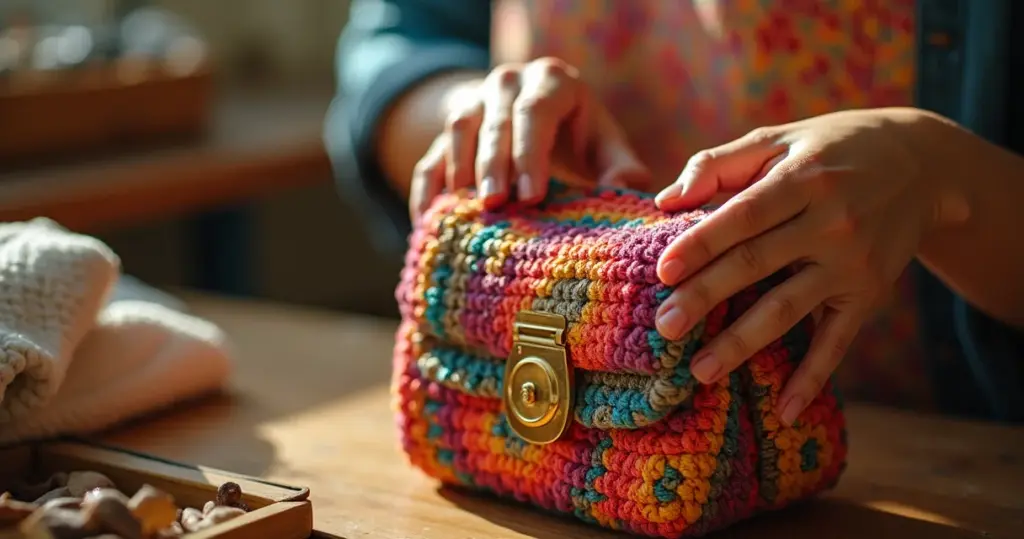 Fecho para bolsa de crochê: o detalhe que eleva seu trabalho em 30%
