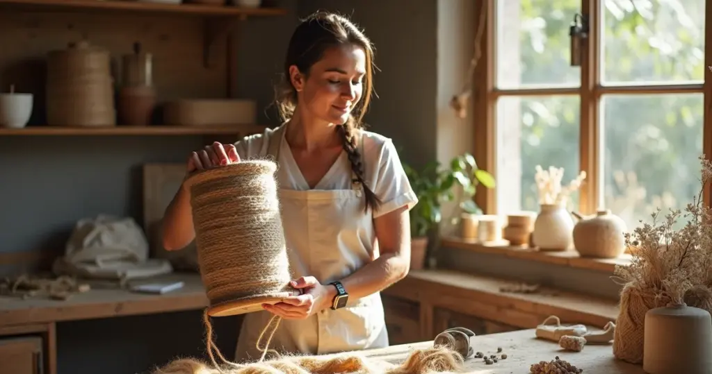 12 Ideias de Fita de Juta Natural para Transformar Seus Projetos DIY