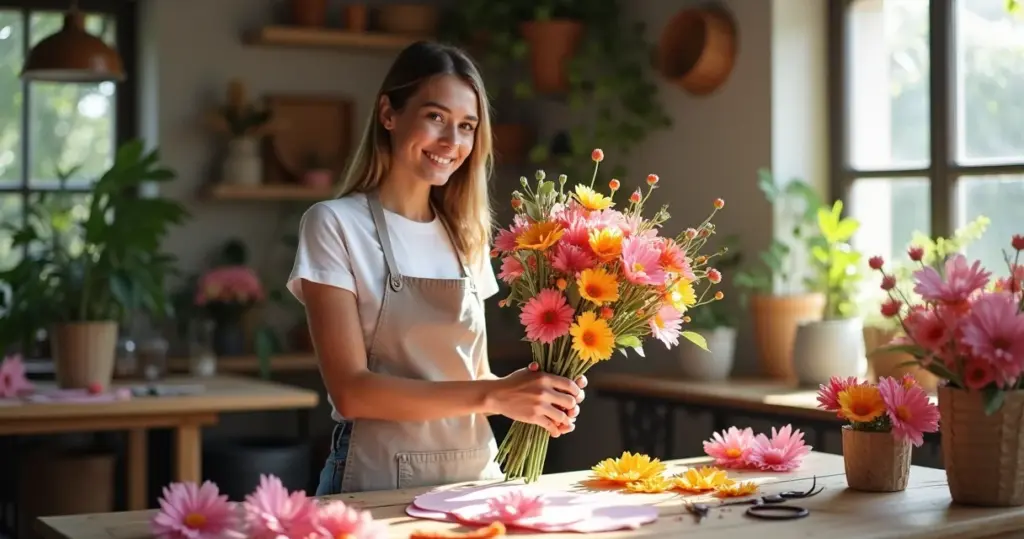 Flores com Crepom: Decoração Barata que DURA Anos (Passo a Passo)