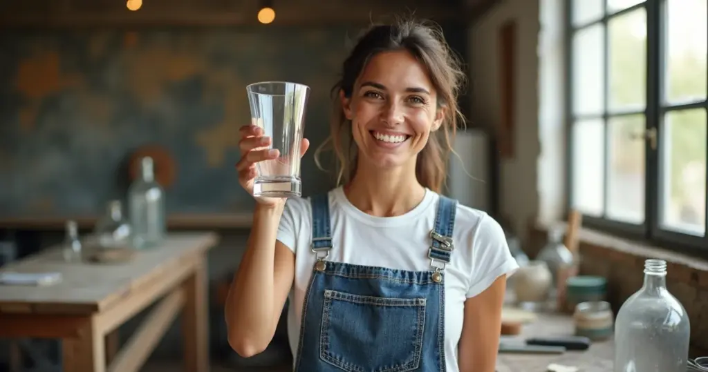 Garrafa de vidro cortada: transforme lixo em arte com técnica simples