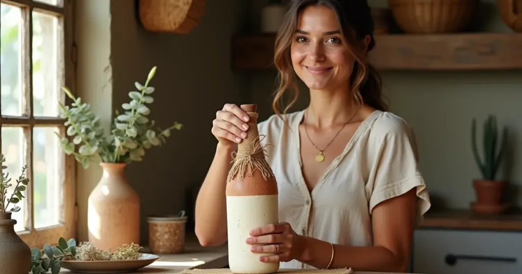 18 Ideias de Garrafa Decorada Rústica que Vão Transformar Sua Casa