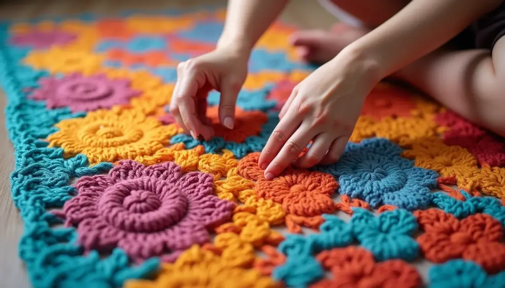 Gráfico de passadeira de crochê simples que até criança entende