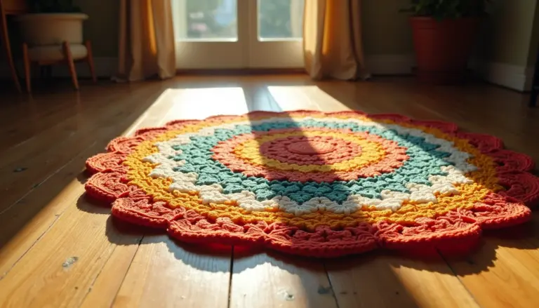 87 Ideias de Gráfico de Tapete de Crochê que Transformam Sua Casa
