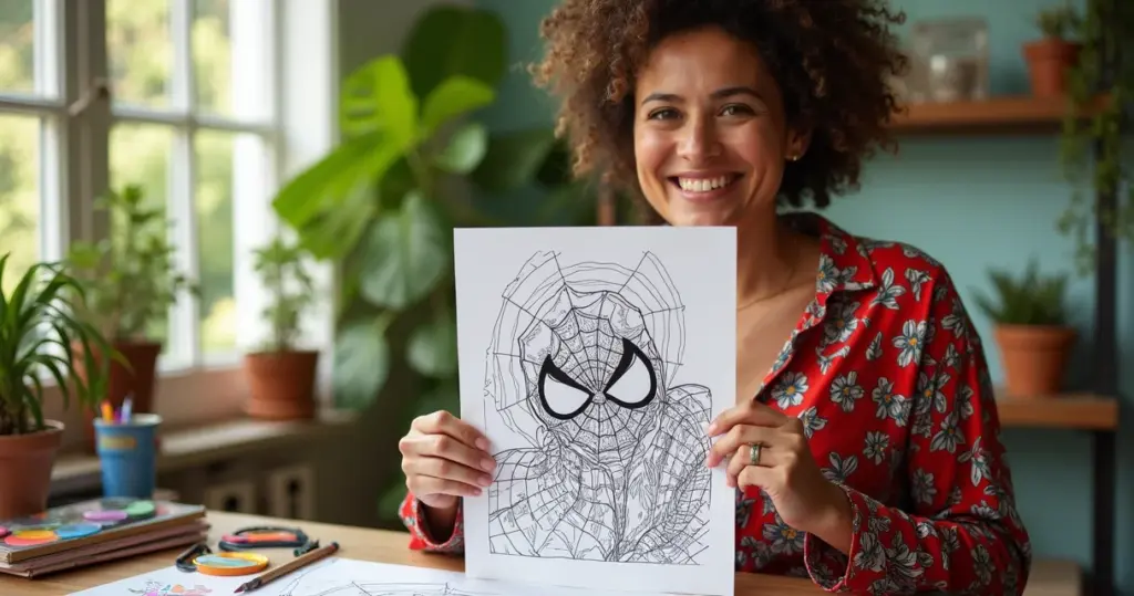 13 Ideias de Homem-Aranha Desenho para Colorir sem Errar a Escolha