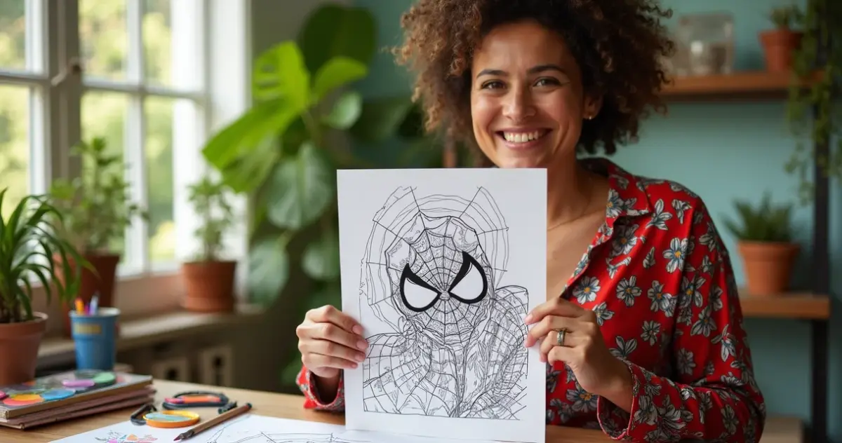 13 Ideias de Homem-Aranha Desenho para Colorir sem Errar a Escolha