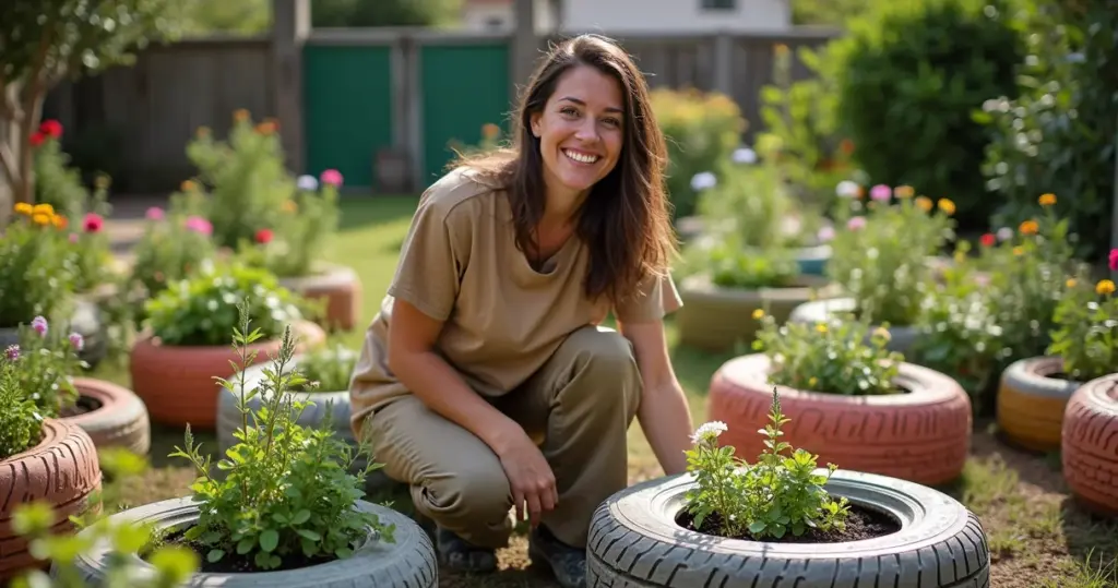12 Ideias de Jardins de Pneus que Transformam Lixo em Beleza (2026)