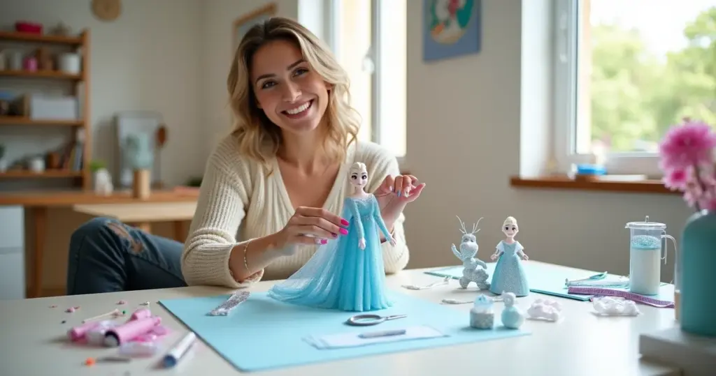 Lembrancinha de aniversário da Frozen em EVA: acabamento perfeito em 6 passos