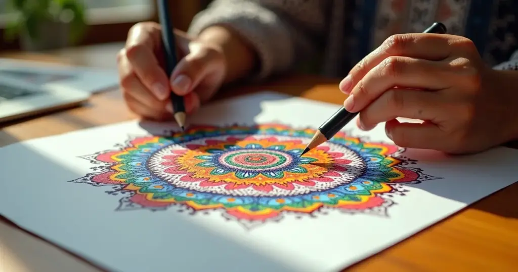 Mandala fácil: como criar arte impressionante sem saber desenhar