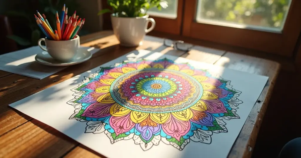 17 Ideias de Mandala para Pintar que Viram Terapia em 15 Minutos