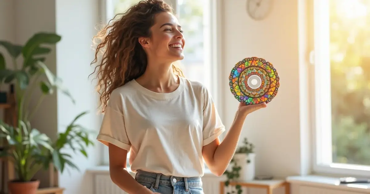 13 Ideias de Mandalas de CDs: Arte Terapêutica que Economiza e Decora