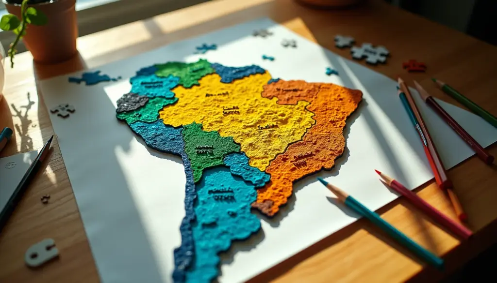 47 mapas do Brasil para imprimir e colorir em PDF grátis