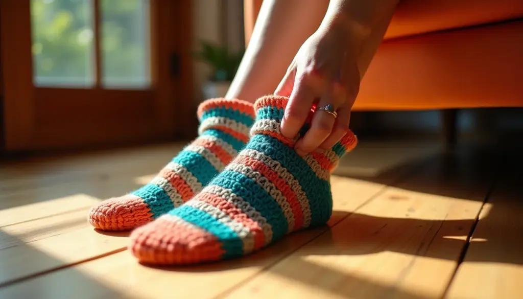 87 Ideias de Meia de Crochê Gráfico para Você Fazer Agora