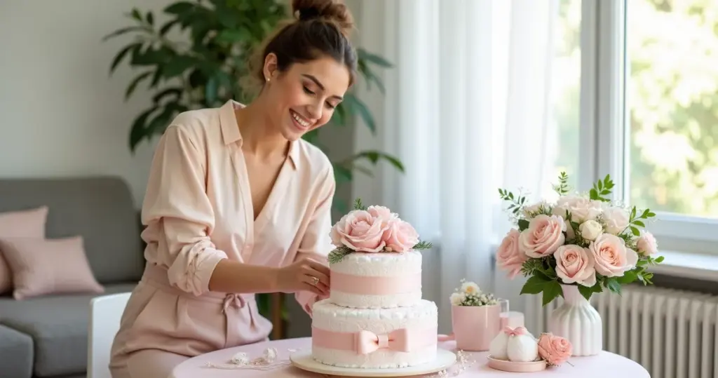 23 Ideias de Mesa Chá de Fraldas Menina que Vão Encantar Seus Convidados