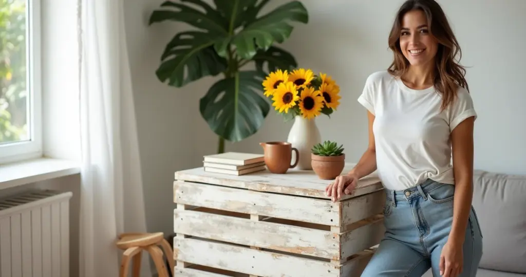 18 Ideias de Mesa de Caixotes de Feira que Vão Revoltar Sua Decoração