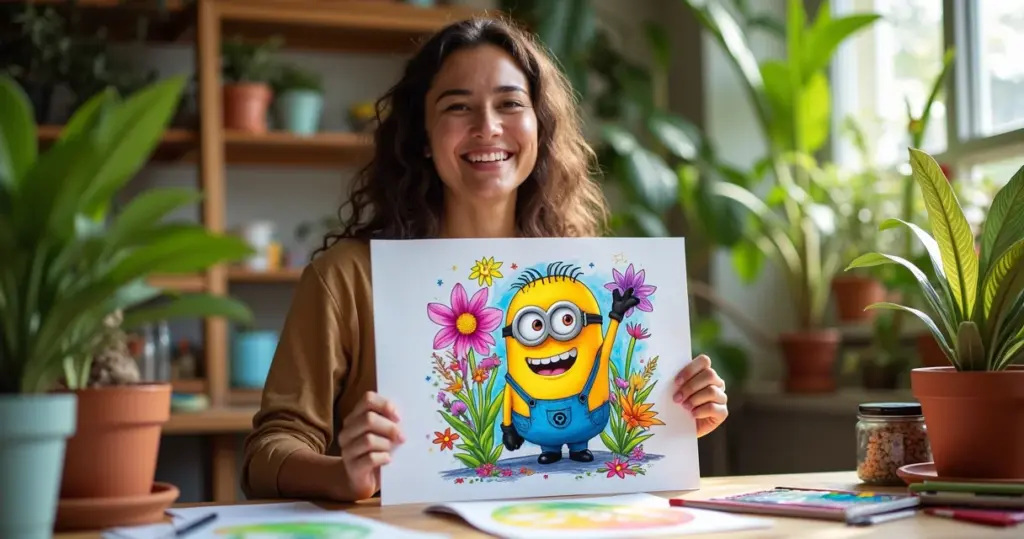 15 Ideias de Minions para Colorir que Transformam Rabiscos em Arte