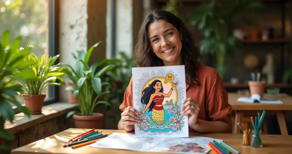 27 Ideias de Moana Colorir que Fazem Seu Desenho Ganhar Vida