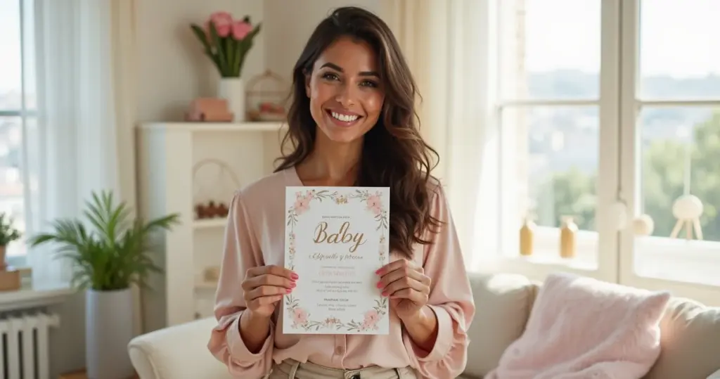 23 Modelos de Convite Chá de Bebê que Organizam Tudo e Encantam