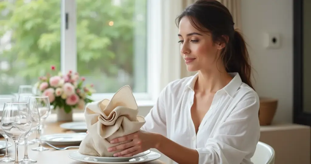 12 Modelos de Guardanapo Que Transformam Sua Mesa em 5 Minutos