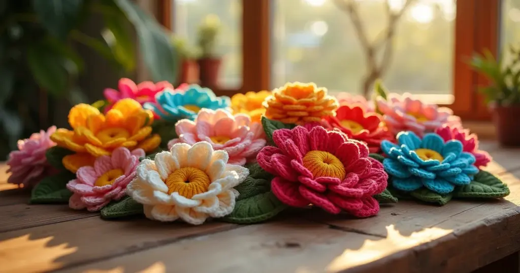 16 Modelos de Flores em Crochê que Valorizam Seu Trabalho em 40%