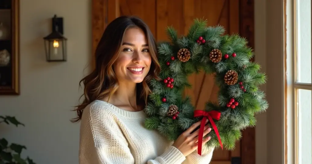 24 Modelos de Guirlandas de Natal: Escolha a Ideal Para Sua Porta