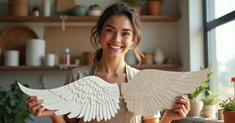 17 Ideias de Molde Asa de Anjo que Vão Transformar Seu Artesanato 17 Ideias de Molde Asa de Anjo que Vão Transformar Seu Artesanato