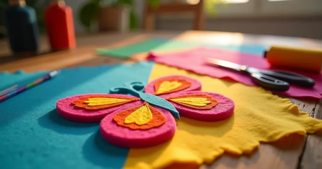 Molde Borboleta em Feltro: Crie Peças Perfeitas em 2 Horas