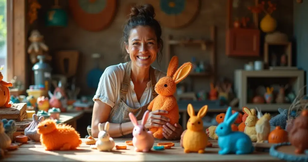 23 Ideias de Molde Coelho Eva que Transformam Seu Artesanato em Obra de Arte