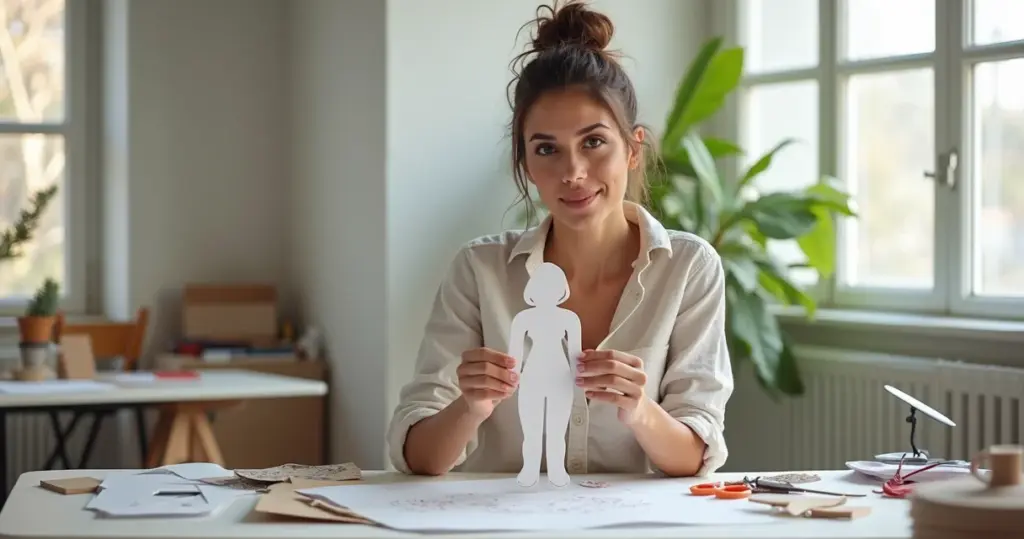 Molde de Boneca de Papel: Crie Arte Perfeita em 8 Passos Simples