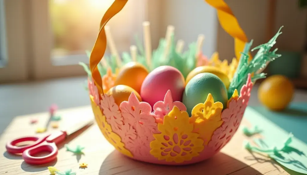 70 Moldes de Cesta de Páscoa em EVA para Imprimir Grátis