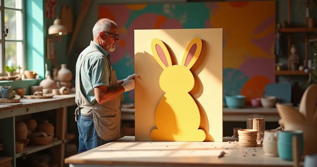 14 Ideias de Molde de Coelho em EVA para Painel (Evite o Erro que Estraga Tudo)