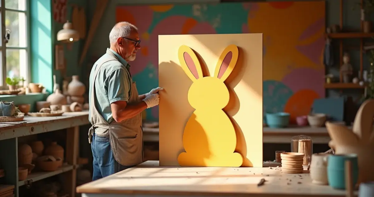 14 Ideias de Molde de Coelho em EVA para Painel (Evite o Erro que Estraga Tudo)