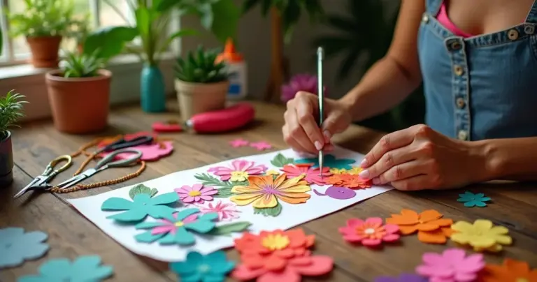 32 Ideias de Molde de Flor para Imprimir que Transformam Seu Artesanato