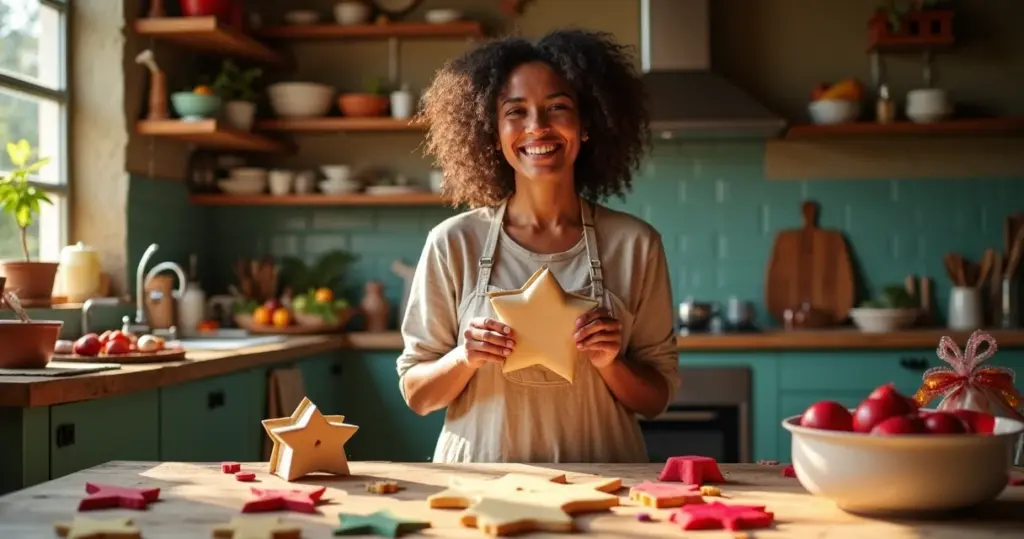 27 Ideias de Molde Estrela de Natal para Decoração e Confeitaria